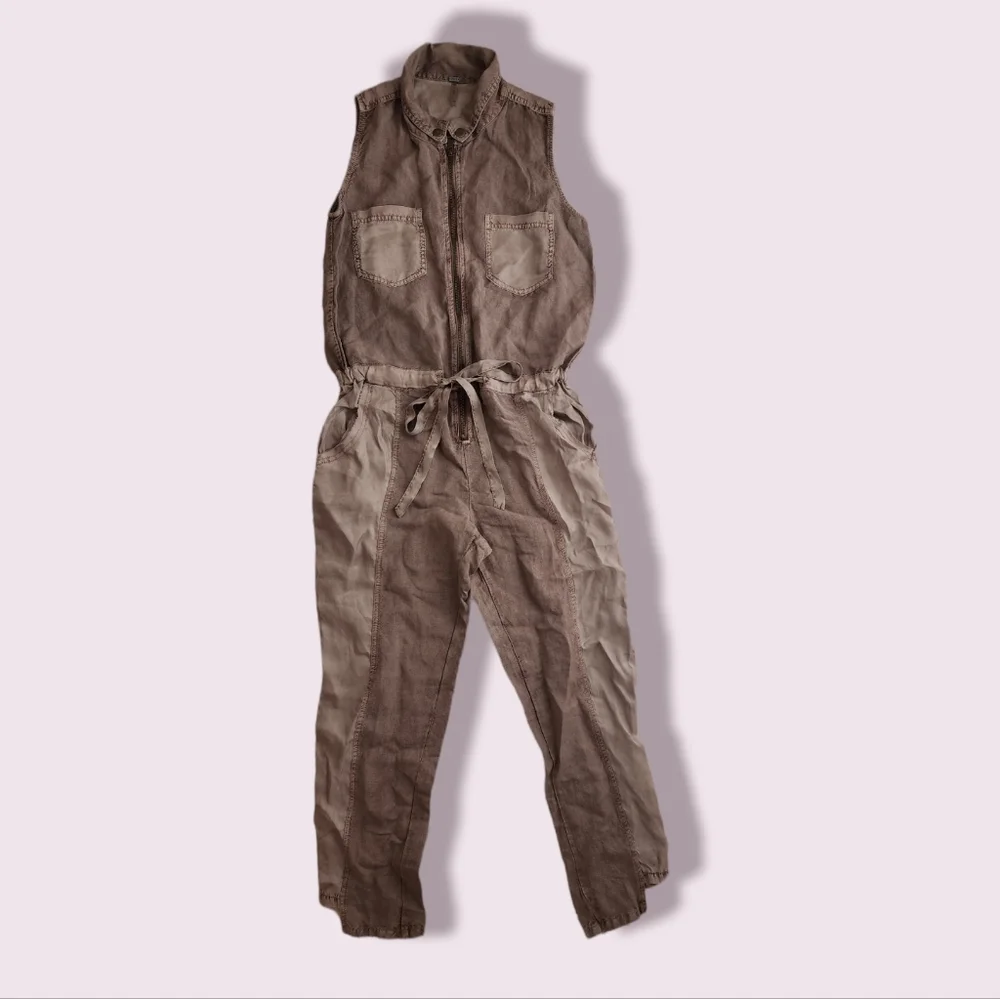 Young Fabulous & Broke Linette Jumpsuit in Teak - Picture 2 of 5